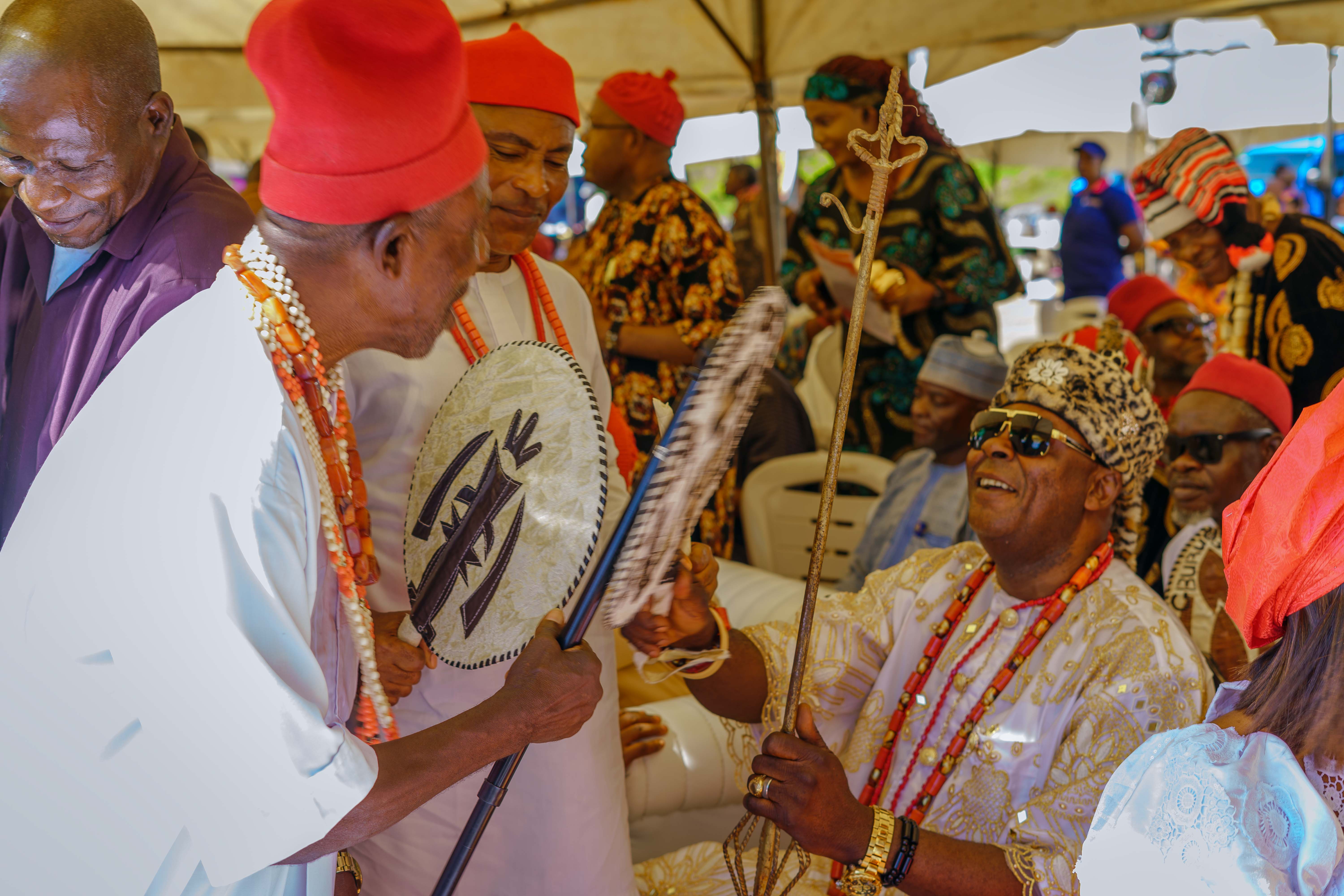 Guests at the Igbo New Yam Festival