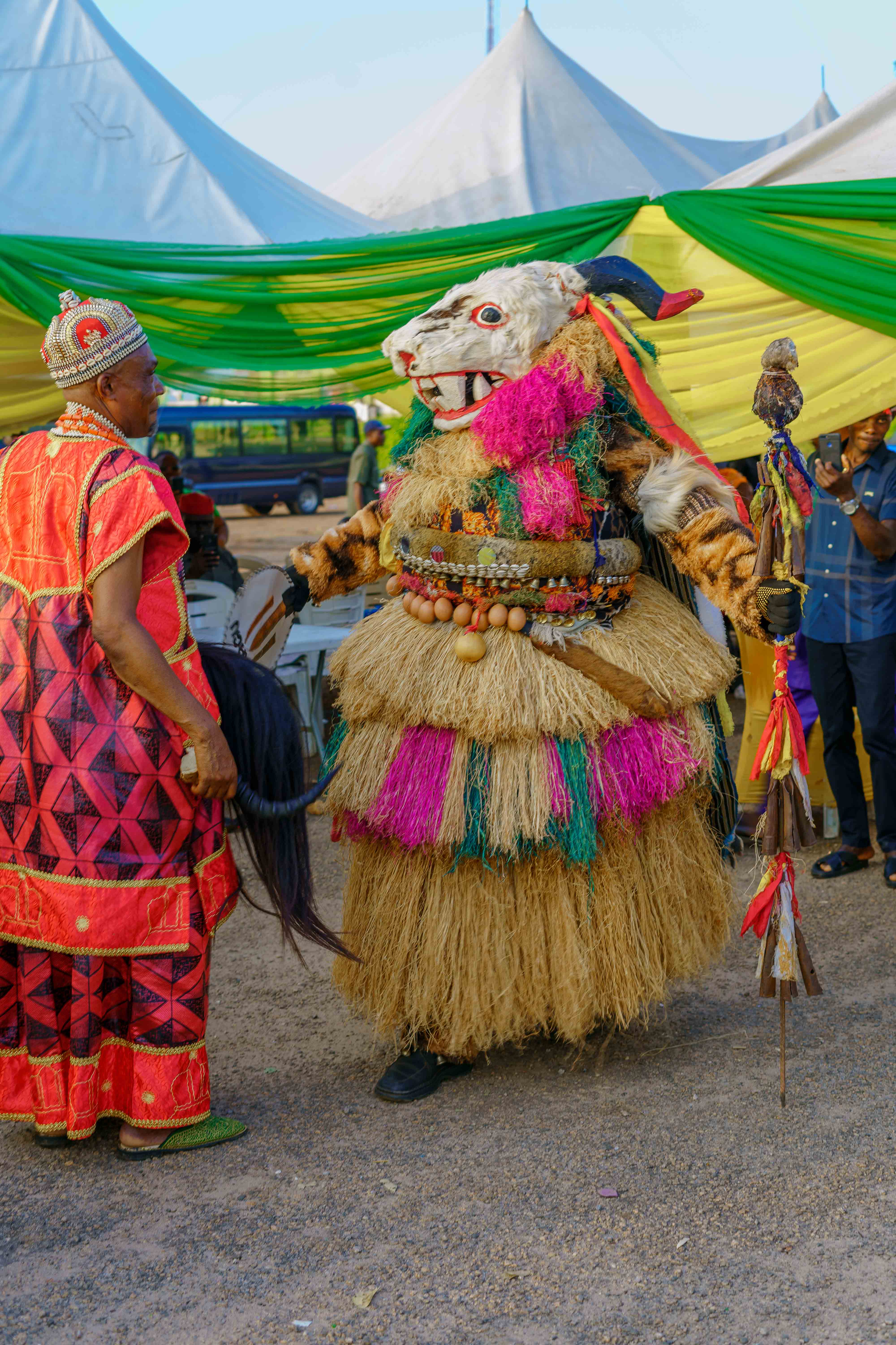 Performer at the Igbo New Yam Festival