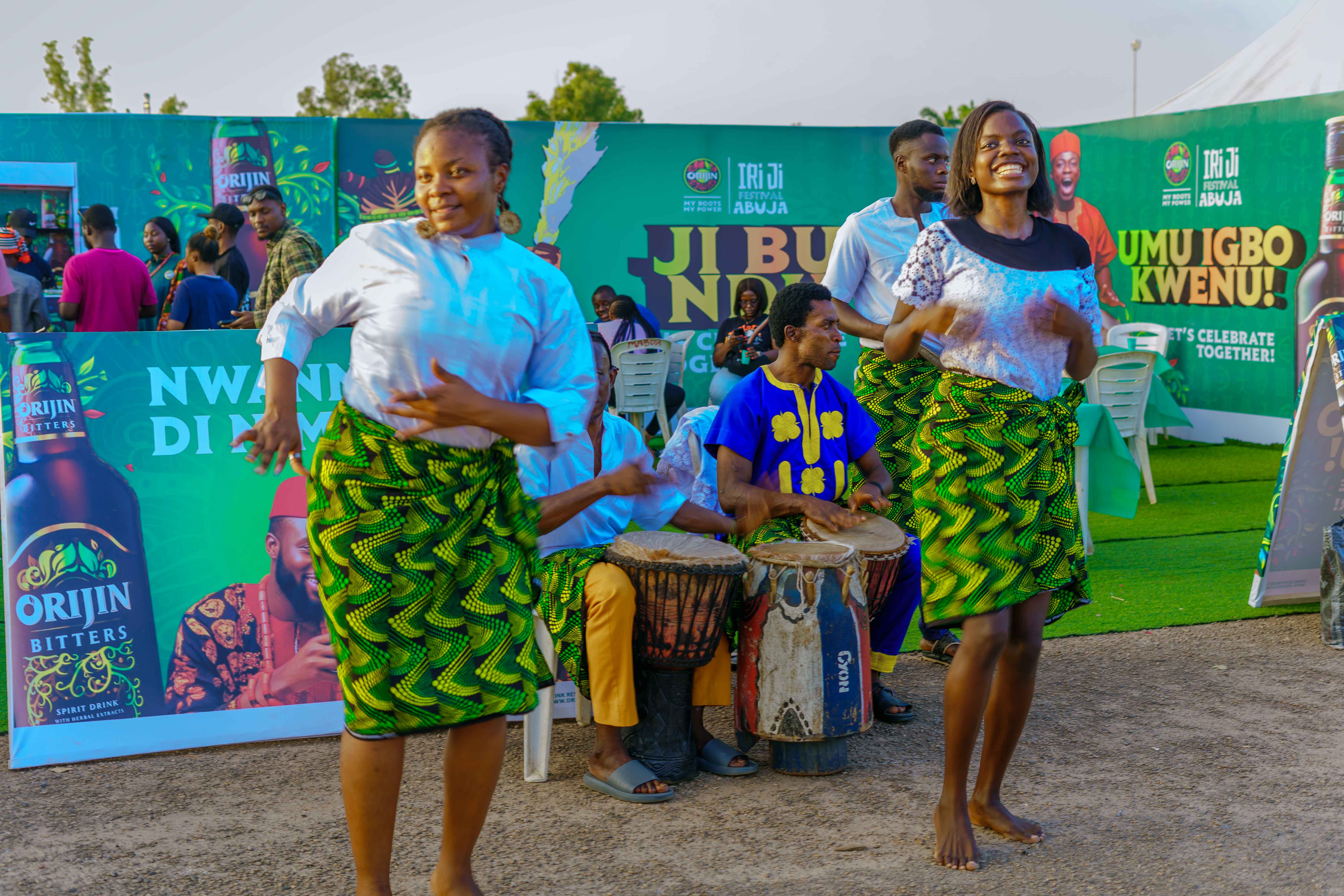 Dancing competition during a New Yam Festival